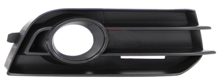 Grila bara fata dreapta neagra cu gauri proiector Audi A1 2010-2014