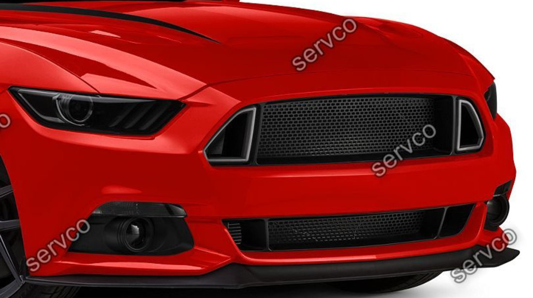 Grila bara fata Ford Mustang Ecoboost, GT, V6 LED 2015-2017 v7