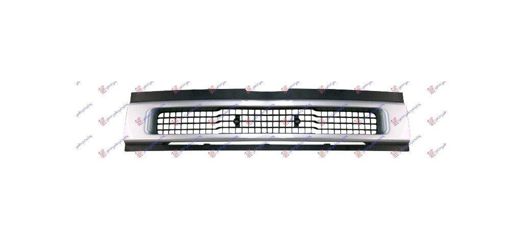 Grila bara fata Iveco Daily 2000-2007 NOUA 500328278 (ARGINTIE)