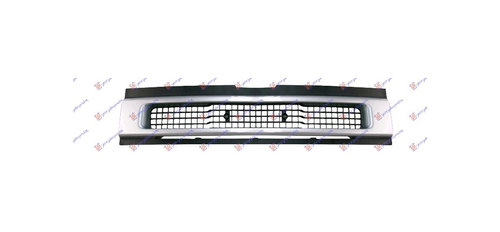 Grila bara fata Iveco Daily 2000-2007 NOUA 500328278 (ARGINTIE)