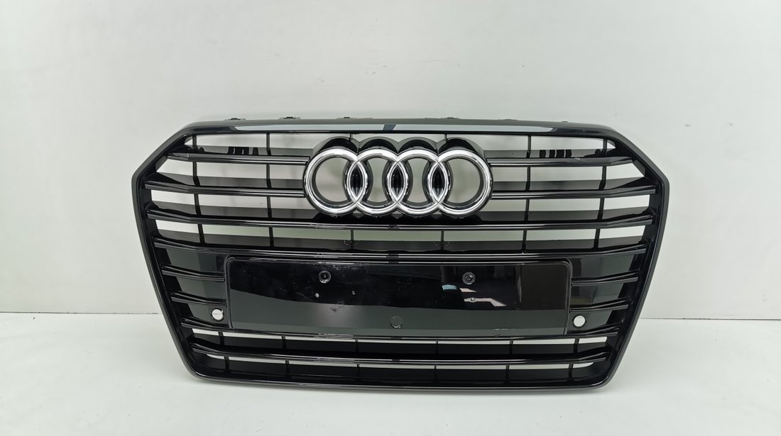 Grila bara fata Originala Audi A6 C7 4G Facelift (2015 - 2018) - Cod: 4G0853651AE CKA