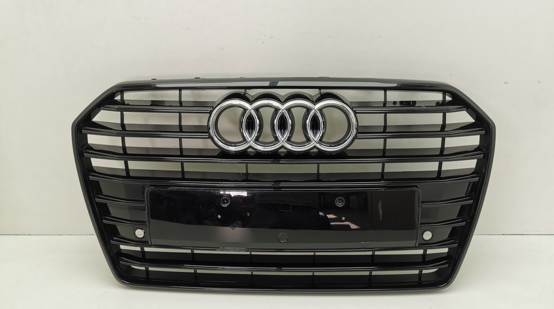 Grila bara fata Originala Audi A6 C7 4G Facelift (2015 - 2018) - Cod: 4G0853651AE CKA