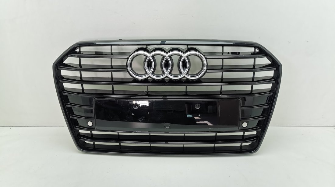 Grila bara fata Originala Audi A6 C7 4G Facelift (2015 - 2018) - Cod: 4G0853651AE CKA