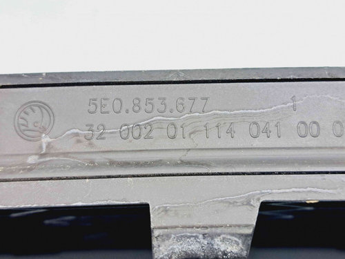 Grila bara fata Skoda Octavia 3 (5E3) [Fabr 2012-2020] 5E0853677