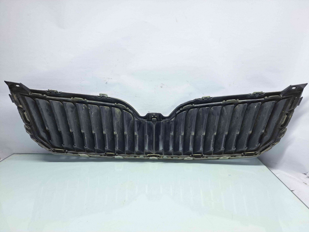 Grila bara fata Skoda Superb II (3T4) [Fabr 2008-2015] 3T0853668B
