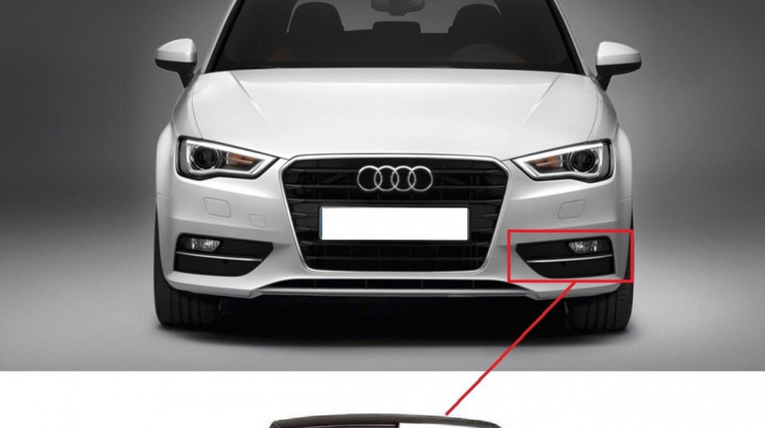 Grila Bara Fata Stanga Am Audi A3 8V 2012→ 8V3807681A9B9