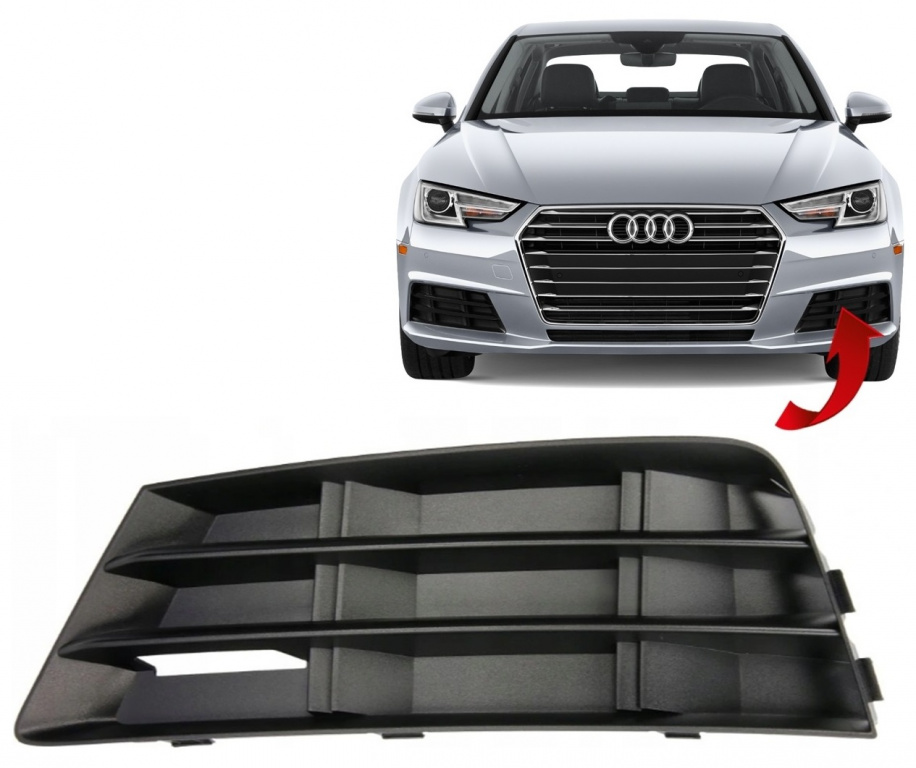 Grila Bara Fata Stanga Am Audi A4 B9 2015→ 8W0807681B9B9