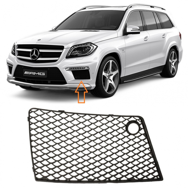 Grila Bara Fata Stanga Am Mercedes-Benz GL-Class X166 2012-2015 AMG A1668854522