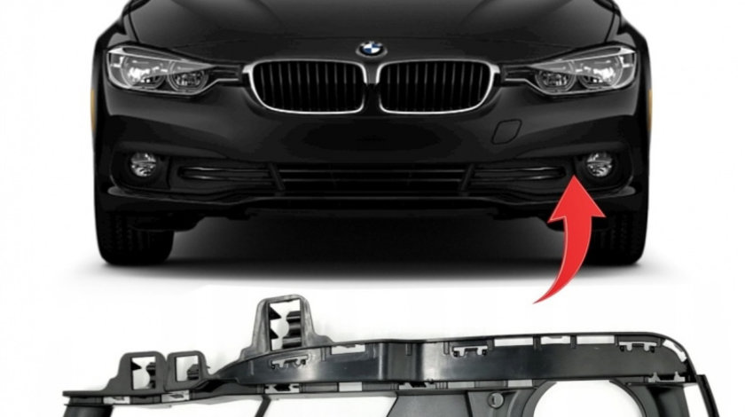 Grila Bara Fata Stanga Blic Bmw Seria 3 F30 2015-2019 Facelift 6502-07-0063917BP