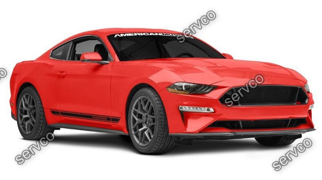 Grila bara fata sus Ford Mustang GT, EcoBoost 2018-2021 v1