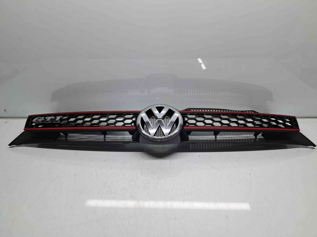 Grila bara fata Volkswagen Golf 6 (5K1) GTI [Fabr 2009-2013] 5K0853651A