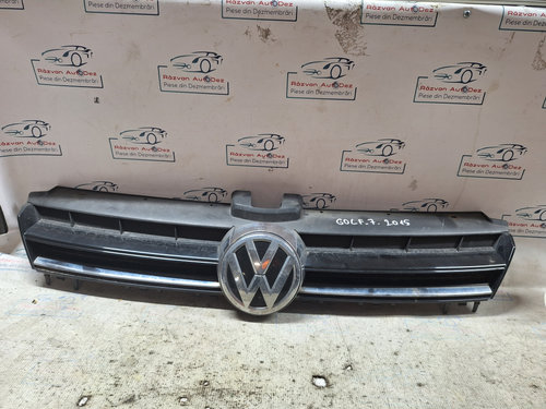 Grila bara fata Volkswagen Golf 7 - Motorina 2014, 5G0853653E