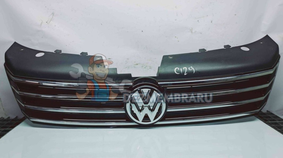 Grila bara fata Volkswagen Passat B7 (365) Variant [Fabr 2010-2014] 3AA853651