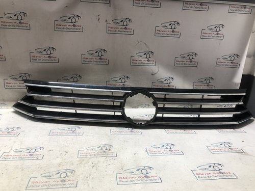 Grila bara fata Volkswagen Passat B8 - Motorina 2017, MIC DEFECT
