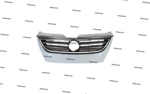 Grila bara fata VW Passat CC 2008-2012 NOUA 3C8853651QGRU (CU ORIFICII SENZORI PARCARE)