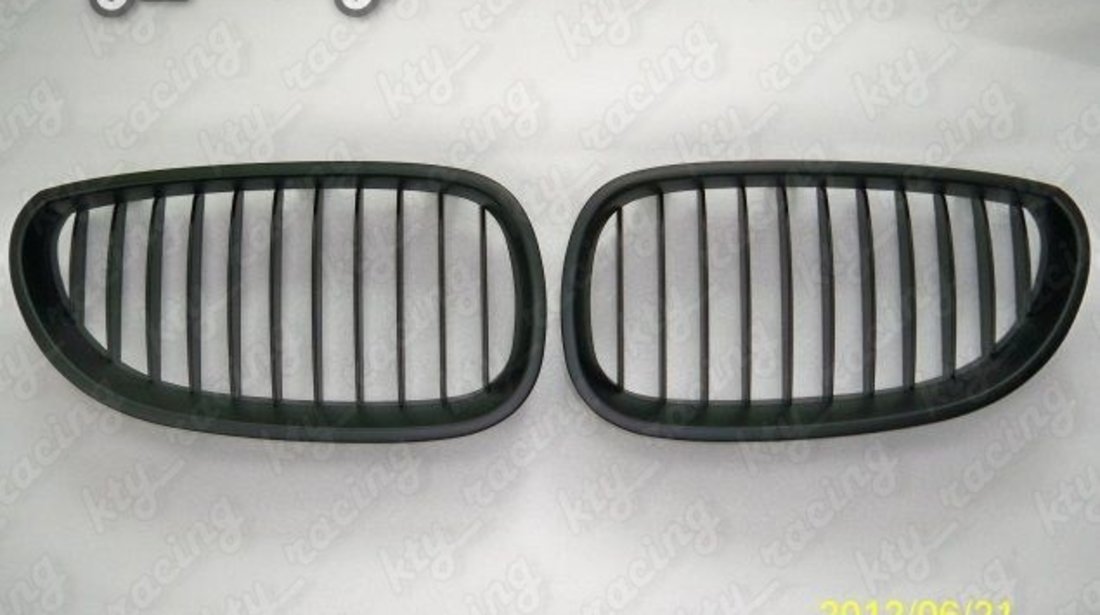 GRILA BMW E60 SERIA 5 FACELIFT SI NONFACELIFT 04-10 NEGRU MAT BE60M