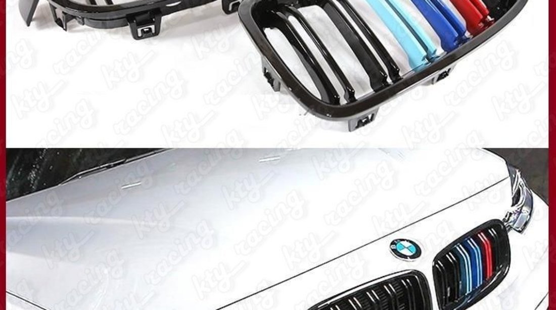 GRILA BMW F30 M LOOK NEGRU LUCIOS M TRI COLOUR BW31MP-F