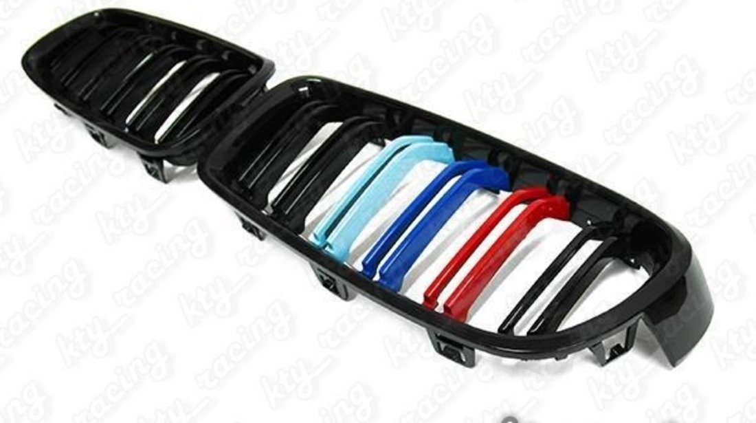 GRILA BMW F30 M LOOK NEGRU LUCIOS M TRI COLOUR BW31MP-F