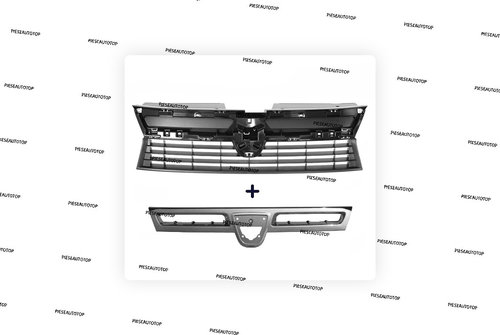 Grila calandru bara fata Dacia Duster 2010-2013 NOUA 623100260R 620780003R (COMPLETA)