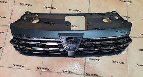 Grila calandru bara fata Dacia Sandero 3 2021-2022 NOUA 623107458R 623103394R OE