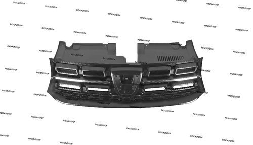 Grila calandru superioara bara fata Dacia Logan 2 2017-2020 NOUA 623107554R OE