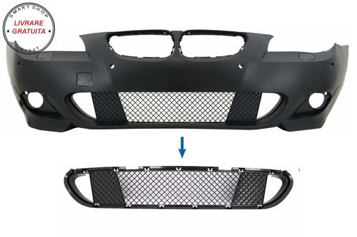 Grila Central Inferioara Bara Fata BMW Seria 5 E60 E61 (2003-2010) M-Tech