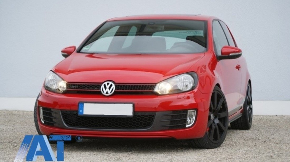 Grila Central-Inferioara Bara Fata compatibil cu VW Golf VI Golf 6 (2008-2013) GTI Design