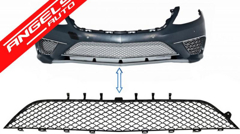 Grila Central Inferioara MERCEDES S-Class W222 S63 Look Negru Lucios