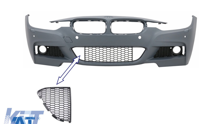 Grila Central Inferioara STANGA compatibil cu BMW 3 Series F30 F31 M-Tech (2011-2019)