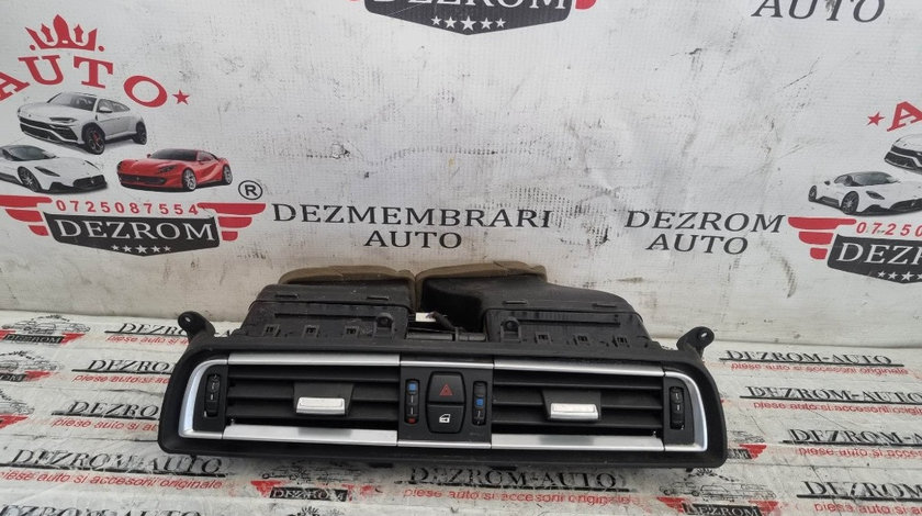 Grila centrala aer bord BMW Seria 7 F01 cod piesa : 9112151 / 9115854