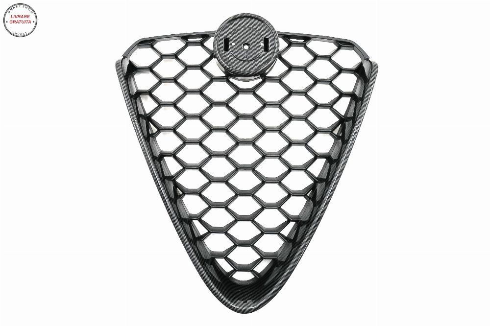 Grila Centrala Alfa Romeo Giulia 952 (2016-2021) Carbon Look- livrare gratuita