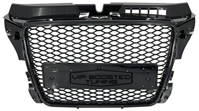 Grila Centrala AUDI A3 8P Facelift (2007-2012) RS Design Negru Lucios