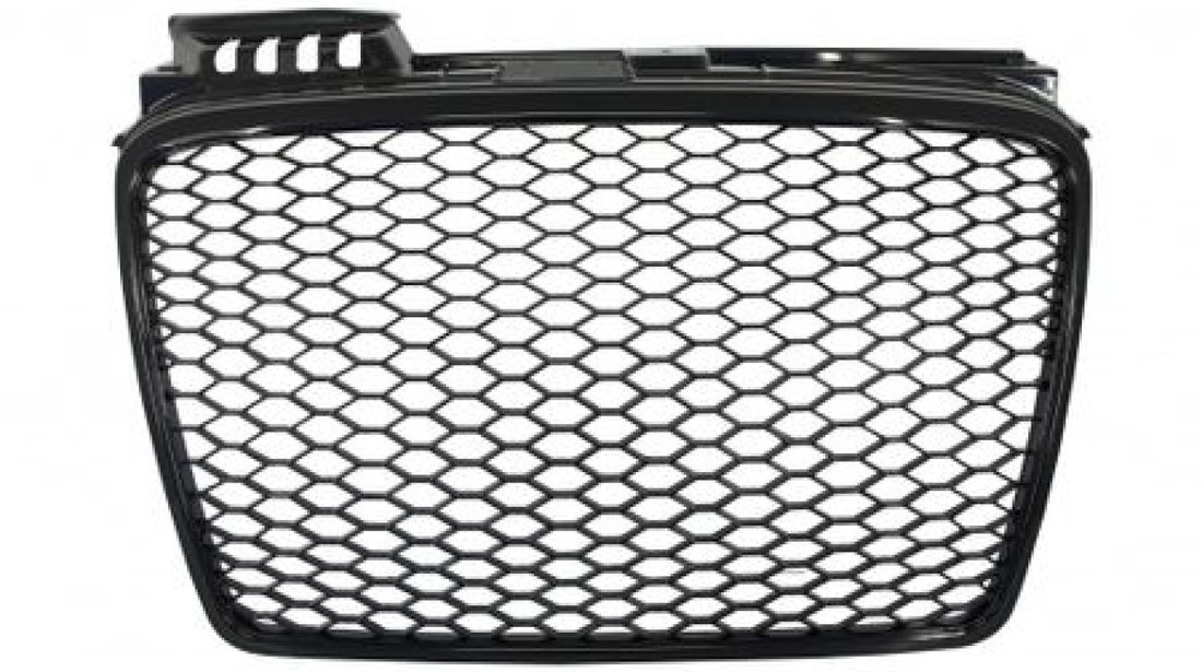 Grila Centrala Audi A4 (B7) Facelift (2004-2008) RS4 Negru Mat