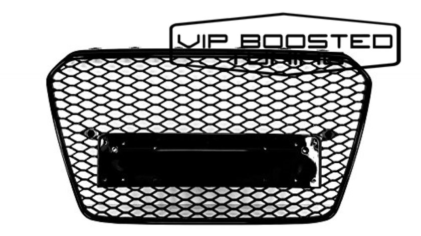 Grila Centrala AUDI A5 8T (2012-2015) RS Design negru lucios