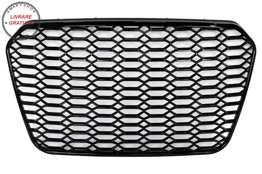 Grila Centrala Audi A6 C7 4G (2011-2014) Negru Lucios