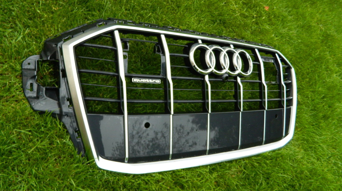 Grila centrala bara fata Audi Q7 S-Line model 2020-2024 cod 4M0853651AJ