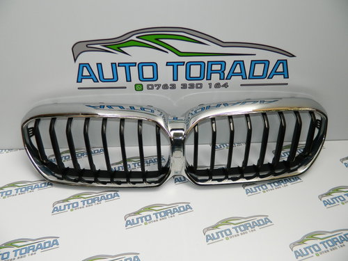 Grila centrala bara fata BMW seria 5 G30, G31, G38 Facelift an 2020 2021 2022 cod 5113-185178-11