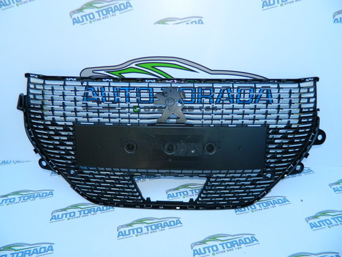 Grila centrala bara fata Peugeot 208 model 2019 2020 2021 2022 2023 cod 9831838880