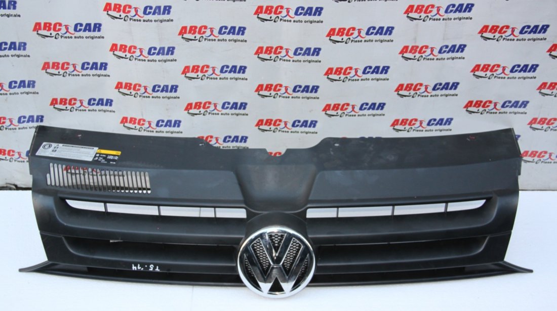 Grila centrala bara fata VW T5 Facelift cod: 7E0853653 model 2014