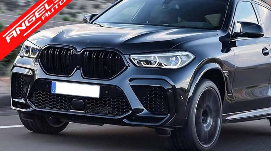 Grila Centrala BMW X6 G06 (2019–) M Design Negru Lucios