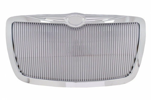 Grila Centrala compatibil cu Chrysler 300C Sedan Avant (2004-2010) Vertical Design Crom FGCH300CCC