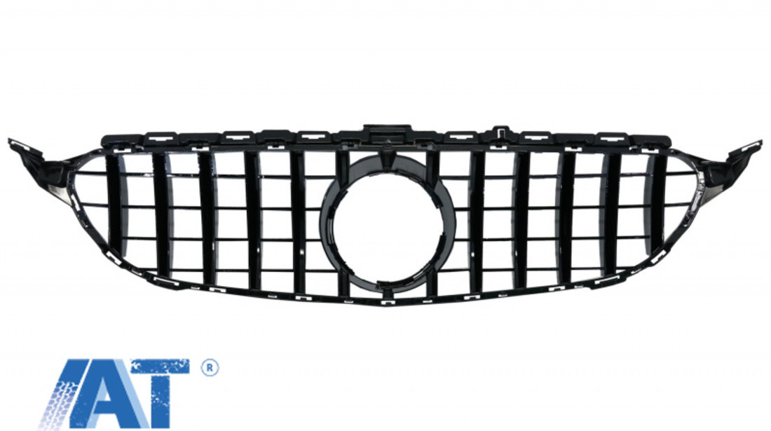 Grila Centrala compatibil cu Mercedes C-Class W205 S205 C205 A205 (2014-2018) GT-R Panamericana Design Fara Camera