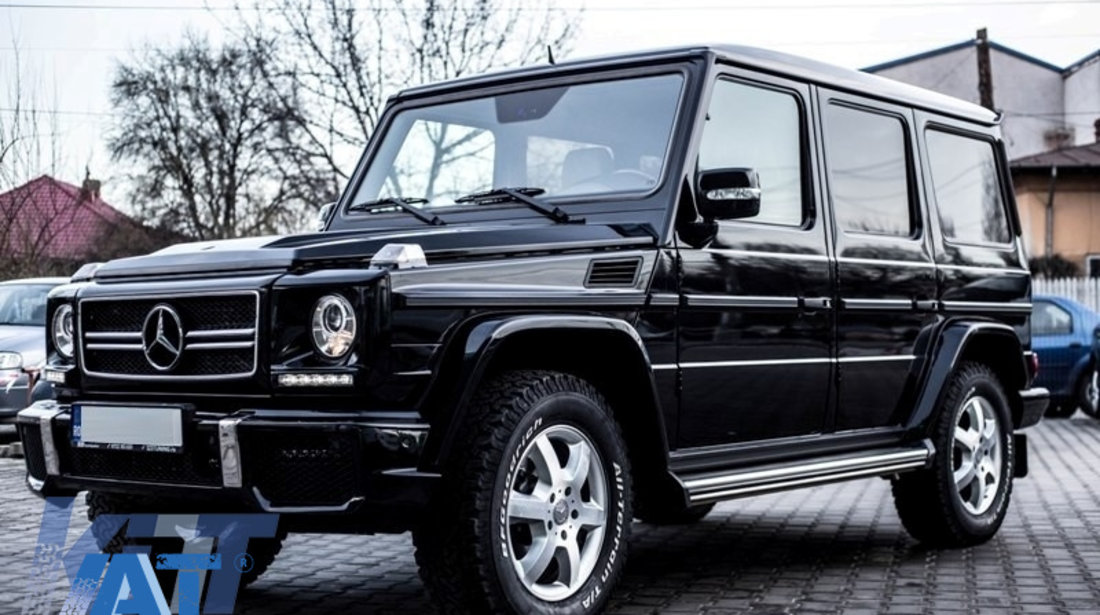 Grila Centrala compatibil cu Mercedes G-Class W463 (1990-2012) G65 Look Negru Lucios Edition