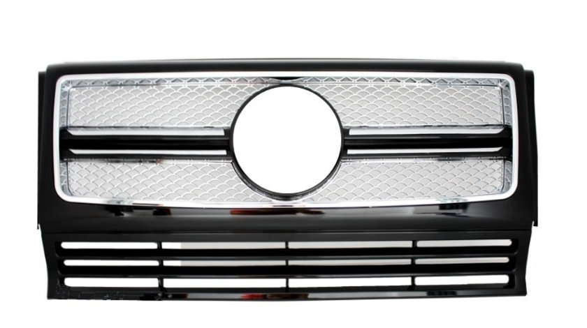 Grila Centrala compatibil cu Mercedes G-Class W463 (1990-2014) G65 Design Chrome Edition FGMBW463AMG