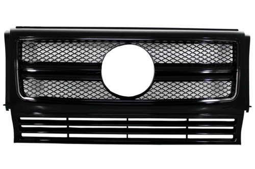 Grila Centrala compatibil cu Mercedes W463 G-Class (1990-2017) G65 G63 Design Negru Lucios Edition F...