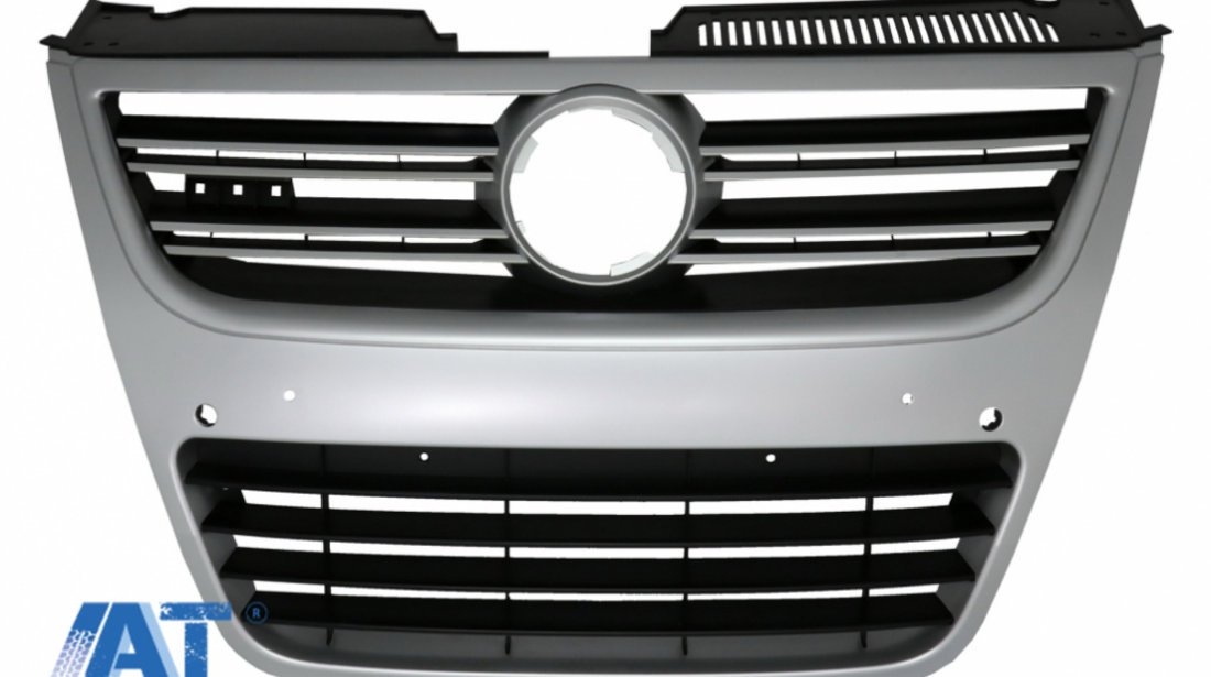 Grila centrala compatibil cu VW Passat 3C (2007-2010) Aluminiu Look