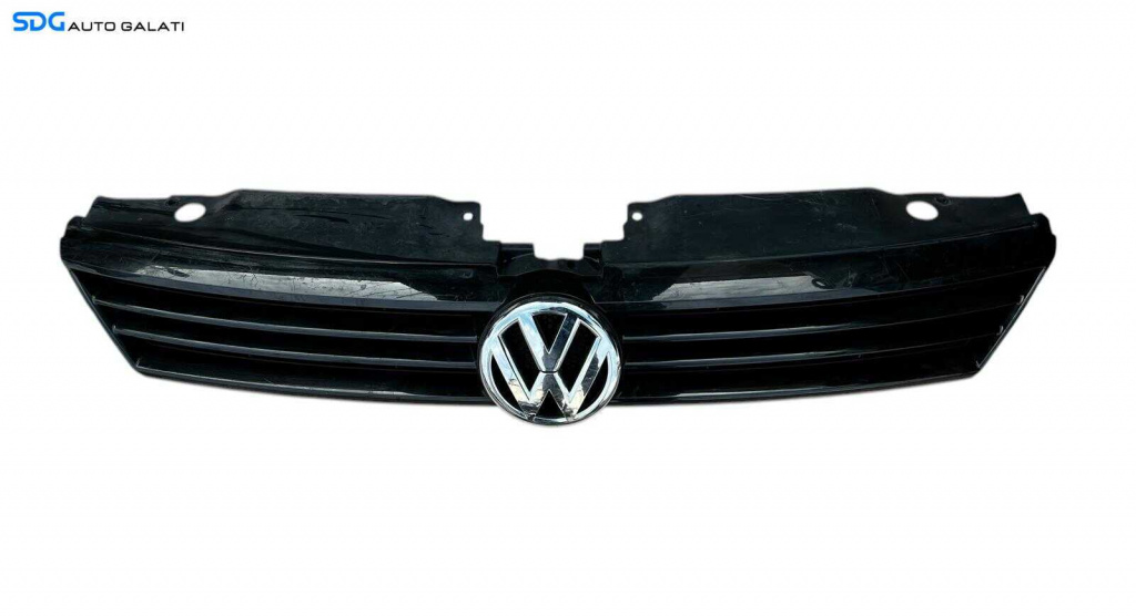 Grila Centrala cu Emblema Bara Spoiler Fata Volkswagen Jetta 4 2011 - 2014 Cod 5C6853653 [L5324]
