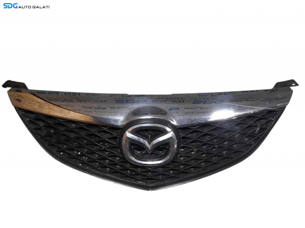 Grila Centrala Cu Emblema de pe Bara Spoiler Fata Mazda 6 GG 2002 - 2007 Cod GJ6A50712 [N1115]