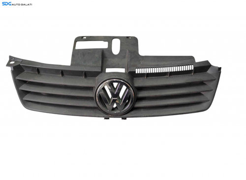 Grila Centrala cu Emblema Sigla de pe Bara Spoiler Fata Volkswagen Polo 9N 9N2 2002 - 2005 (Lipsa Ur...