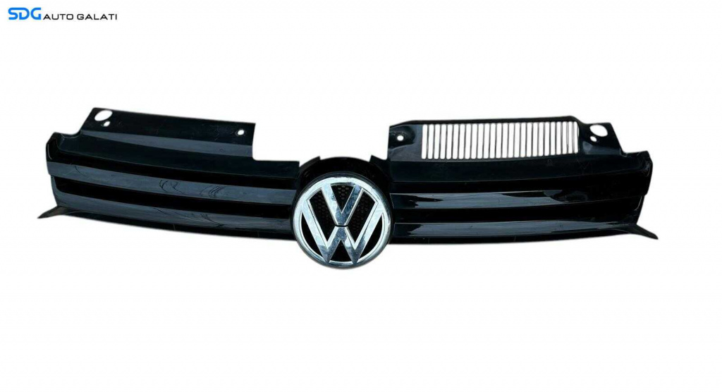 Grila Centrala cu Emblema Sigla de pe Bara Spoiler Fata Volkswagen Golf 6 2008 - 2013 Cod 5K0853653 5K0853651 [L5330]